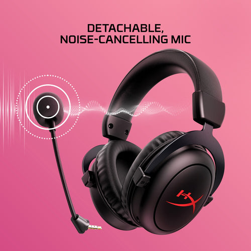 HyperX Cloud II Core Wireless Gaming Headset Wired & Wireless Head-band Black HyperX Cloud II Core Wireless Gaming Headset Wired & Wireless Head-band Black